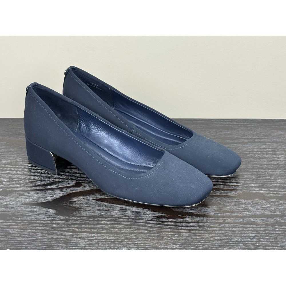 Donald‎ J. Pliner Womens Dreww Navy Slip On Pumps Shoes 8 Medium (B,M)